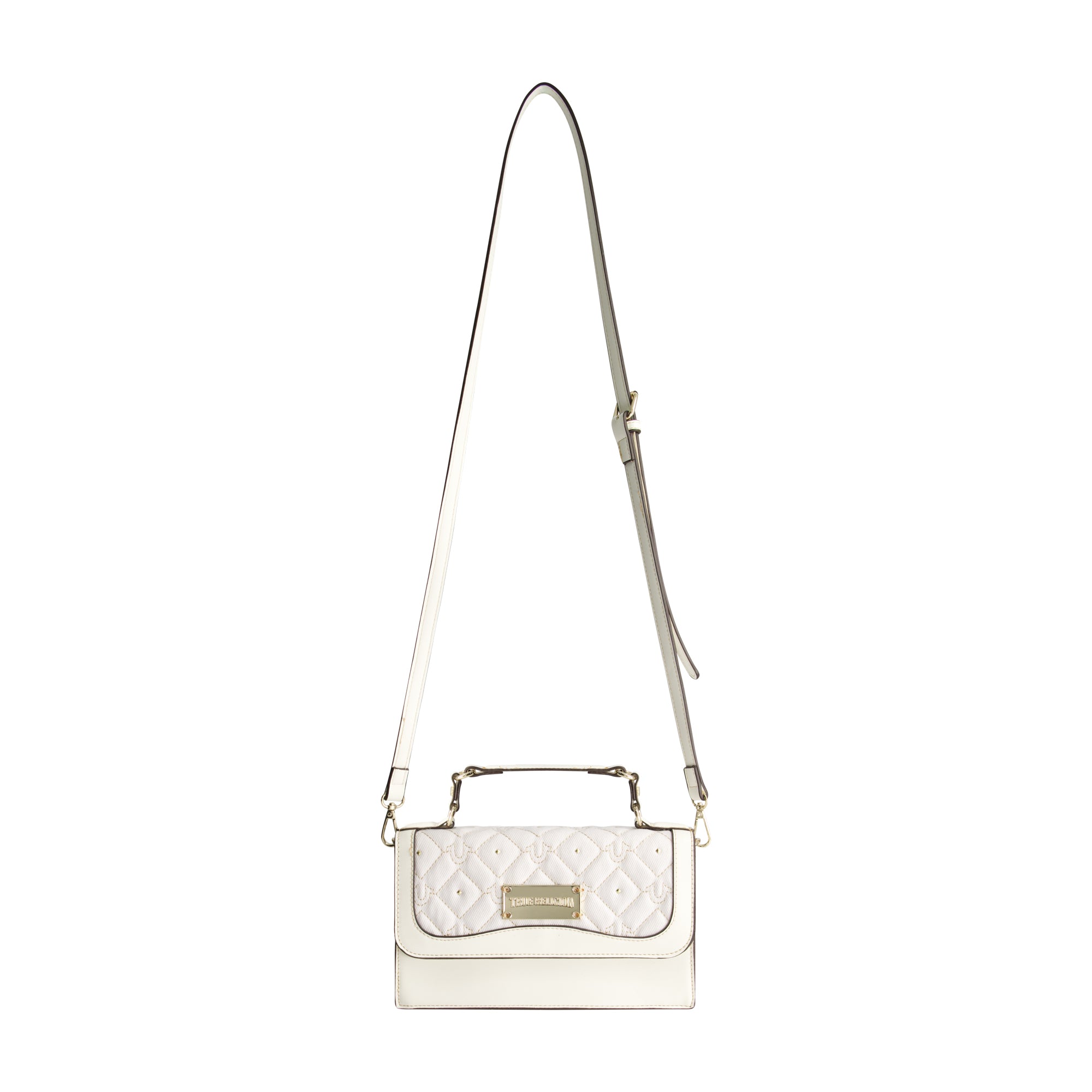 True Religion Сумка через плечо из джинсовой ткани с заклепками, белый
True Religion Сумка через плечо из джинсовой ткани с заклепками, белый