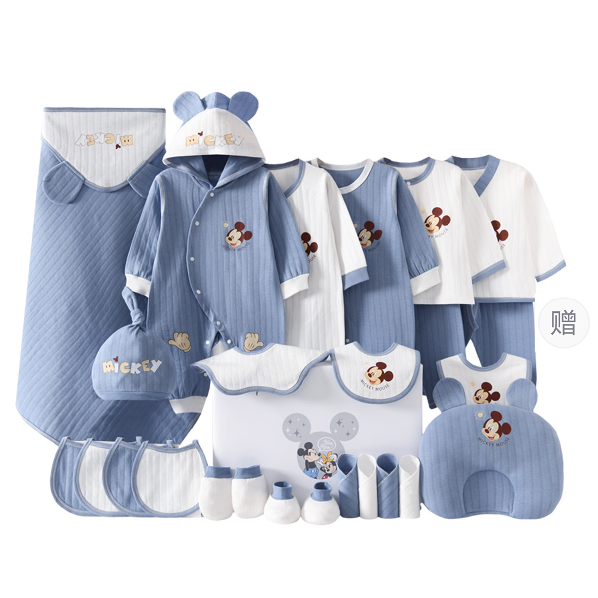 Подарочный набор для малыша 26 предметов для младенцев и детей ясельного возраста Disney, синий
Подарочный набор для малыша 26 предметов для младенцев и детей ясельного возраста Disney, синий