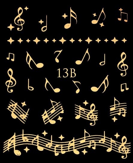 Водные наклейки металлизированные для ногтей - № 13Б, Raisin
Водные наклейки металлизированные для ногтей - № 13Б, Raisin