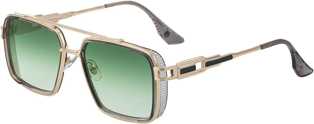 Поляризованные солнцезащитные очки для мужчин и женщин, черные, в стиле ретро, для вождения, рыбалки и защиты от УФ-излучения OYDBH, Golden Frame-green Lenses
Поляризованные солнцезащитные очки для мужчин и женщин, черные, в стиле ретро, для вождения, рыбалки и защиты от УФ-излучения OYDBH, Golden Frame-green Lenses