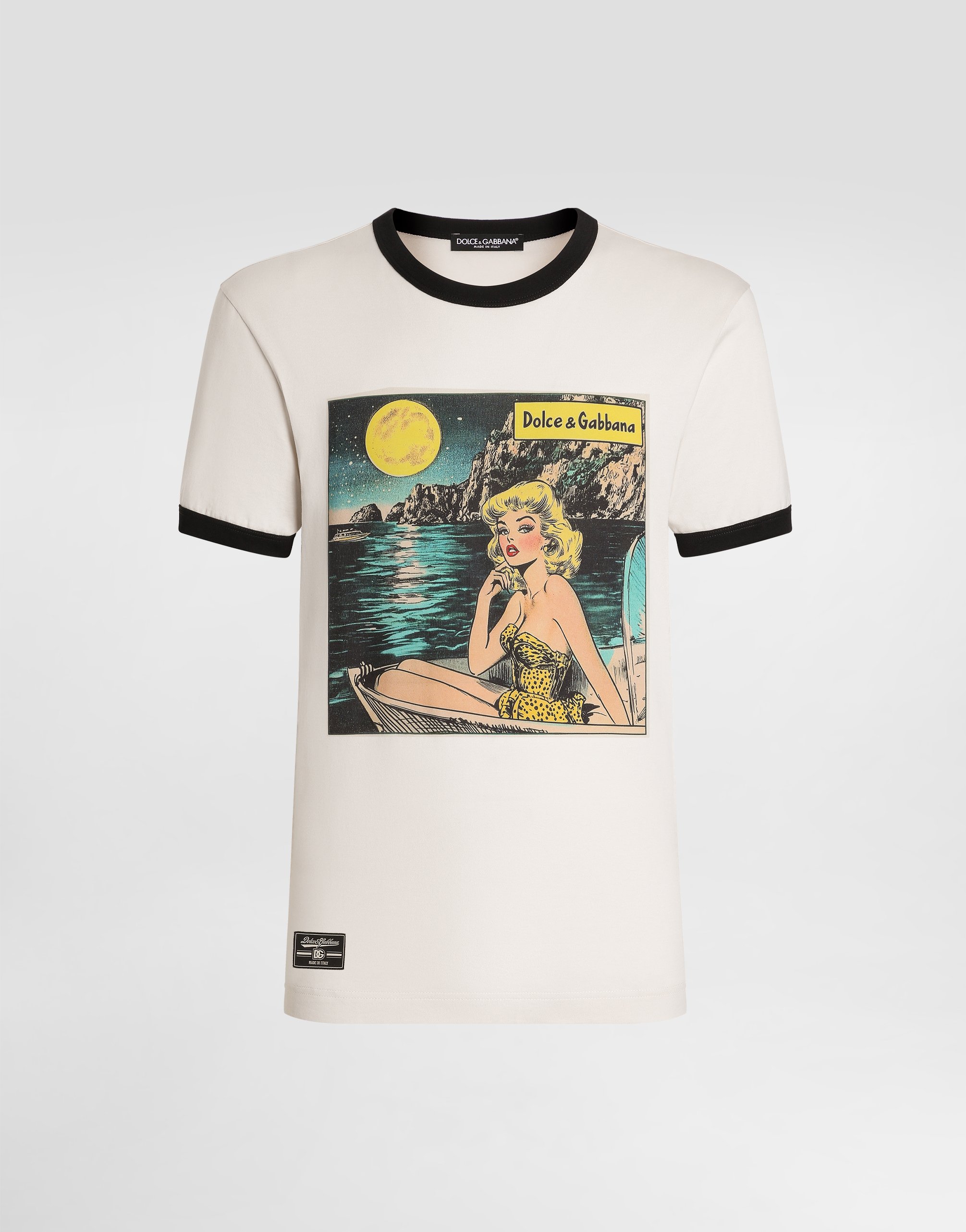 Хлопковая футболка с принтом Dolce & Gabbana, кремовый, Бежевый, Хлопковая футболка с принтом Dolce & Gabbana, кремовый
Хлопковая футболка с принтом Dolce & Gabbana, кремовый, Бежевый, Хлопковая футболка с принтом Dolce & Gabbana, кремовый