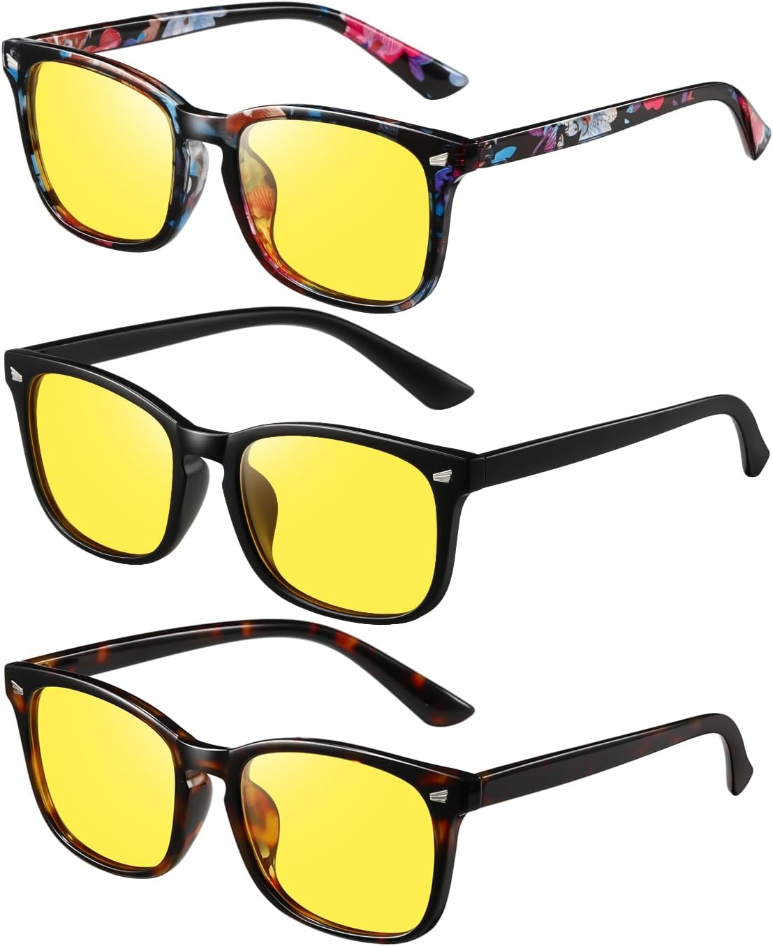 Поляризованные солнцезащитные очки MASDUN для женщин и мужчин в классическом ретро-стиле с защитой от УФ-излучения (3 шт.), Black+leopard+flower Frame Night Vision Lens
Поляризованные солнцезащитные очки MASDUN для женщин и мужчин в классическом ретро-стиле с защитой от УФ-излучения (3 шт.), Black+leopard+flower Frame Night Vision Lens