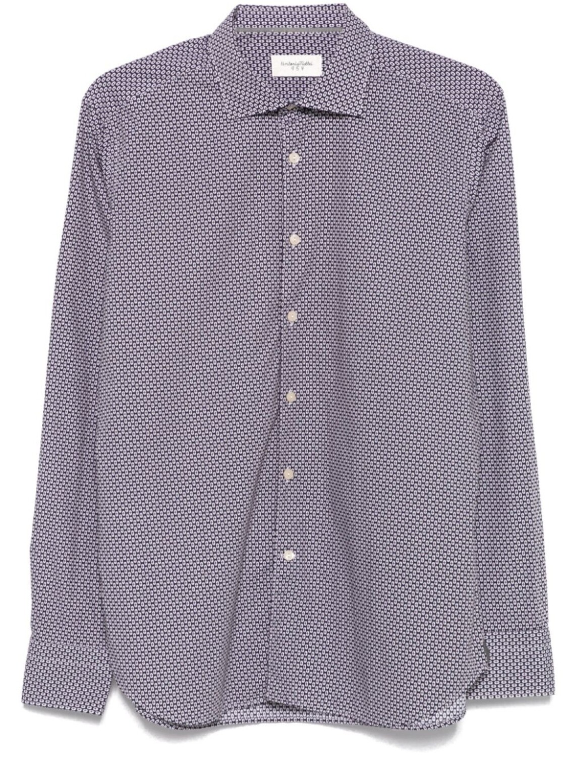 Рубашка с геометрическим принтом Tintoria Mattei, синий
Рубашка с геометрическим принтом Tintoria Mattei, синий