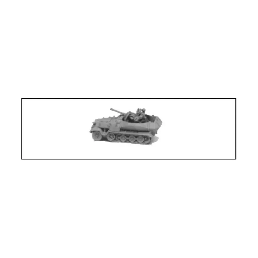 SdKfz 251/C 17 Flak 38, WWII Micro Armour - Germany - Self Propelled and Towed Flak Guns (1:285)
SdKfz 251/C 17 Flak 38, WWII Micro Armour - Germany - Self Propelled and Towed Flak Guns (1:285)