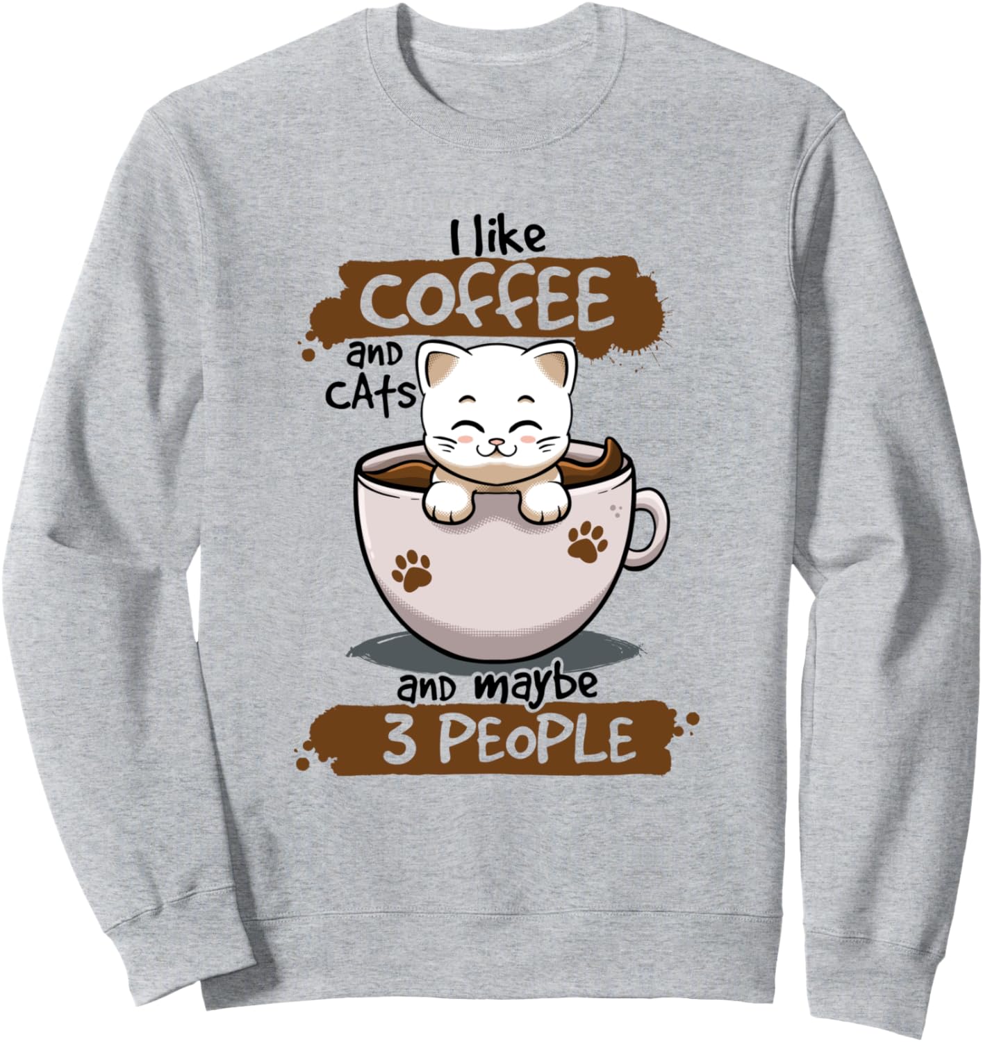 Мне нравятся кошки, кофе и, возможно, 3 человека. Милая толстовка с котом и кофе Like Cats And Coffee And Maybe 3 People Cat Mom, серый
Мне нравятся кошки, кофе и, возможно, 3 человека. Милая толстовка с котом и кофе Like Cats And Coffee And Maybe 3 People Cat Mom, серый