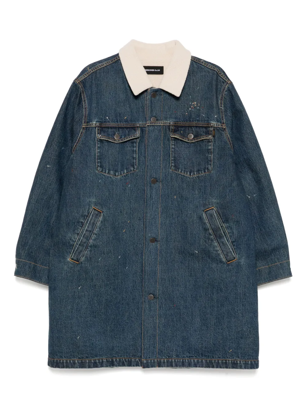 Однобортное пальто Undercover, синий
Однобортное пальто Undercover, синий