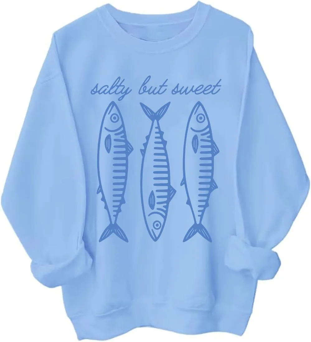Толстовка с принтом сардин Salty But Sweet
Толстовка с принтом сардин Salty But Sweet