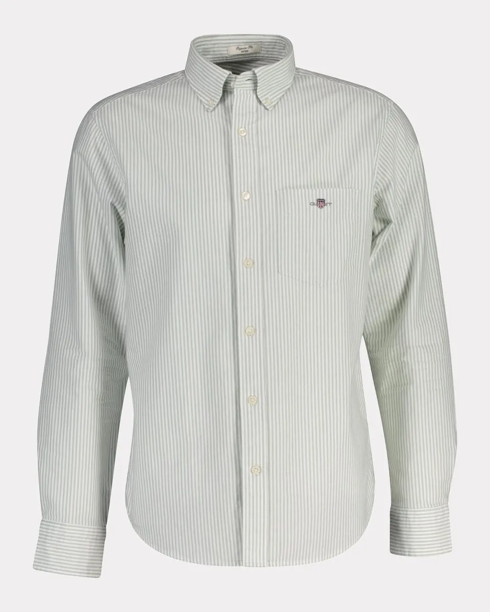 Мужская рубашка оксфорд с длинным рукавом и нагрудным карманом Gant, зеленый
Мужская рубашка оксфорд с длинным рукавом и нагрудным карманом Gant, зеленый