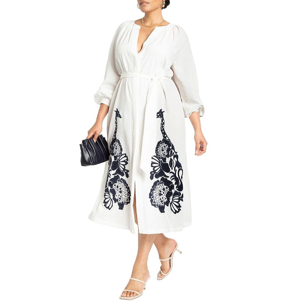 Женское свободное платье Eloquii больших размеров с аппликацией ELOQUII, цвет Pearl
Женское свободное платье Eloquii больших размеров с аппликацией ELOQUII, цвет Pearl