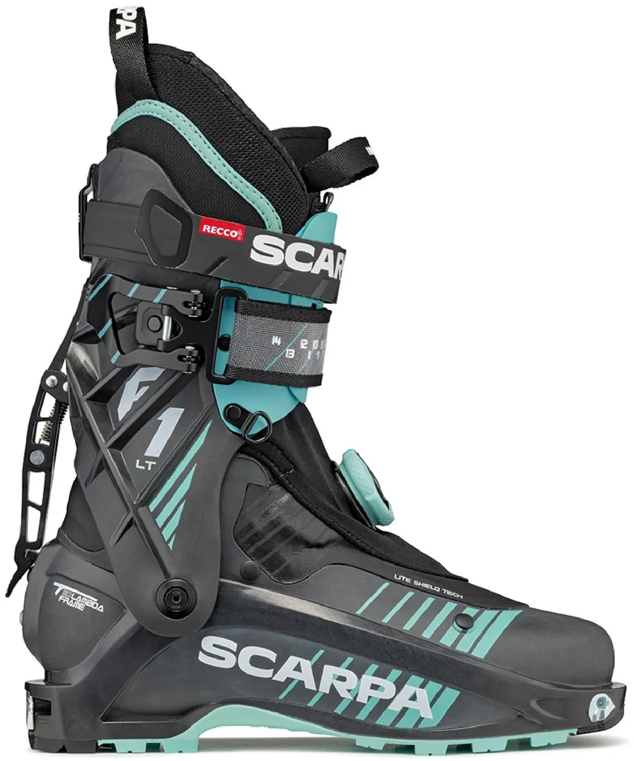 Женские горнолыжные ботинки F1 LT Alpine Touring Scarpa, Black/Teal, Черный, Женские горнолыжные ботинки F1 LT Alpine Touring Scarpa, Black/Teal
Женские горнолыжные ботинки F1 LT Alpine Touring Scarpa, Black/Teal, Черный, Женские горнолыжные ботинки F1 LT Alpine Touring Scarpa, Black/Teal