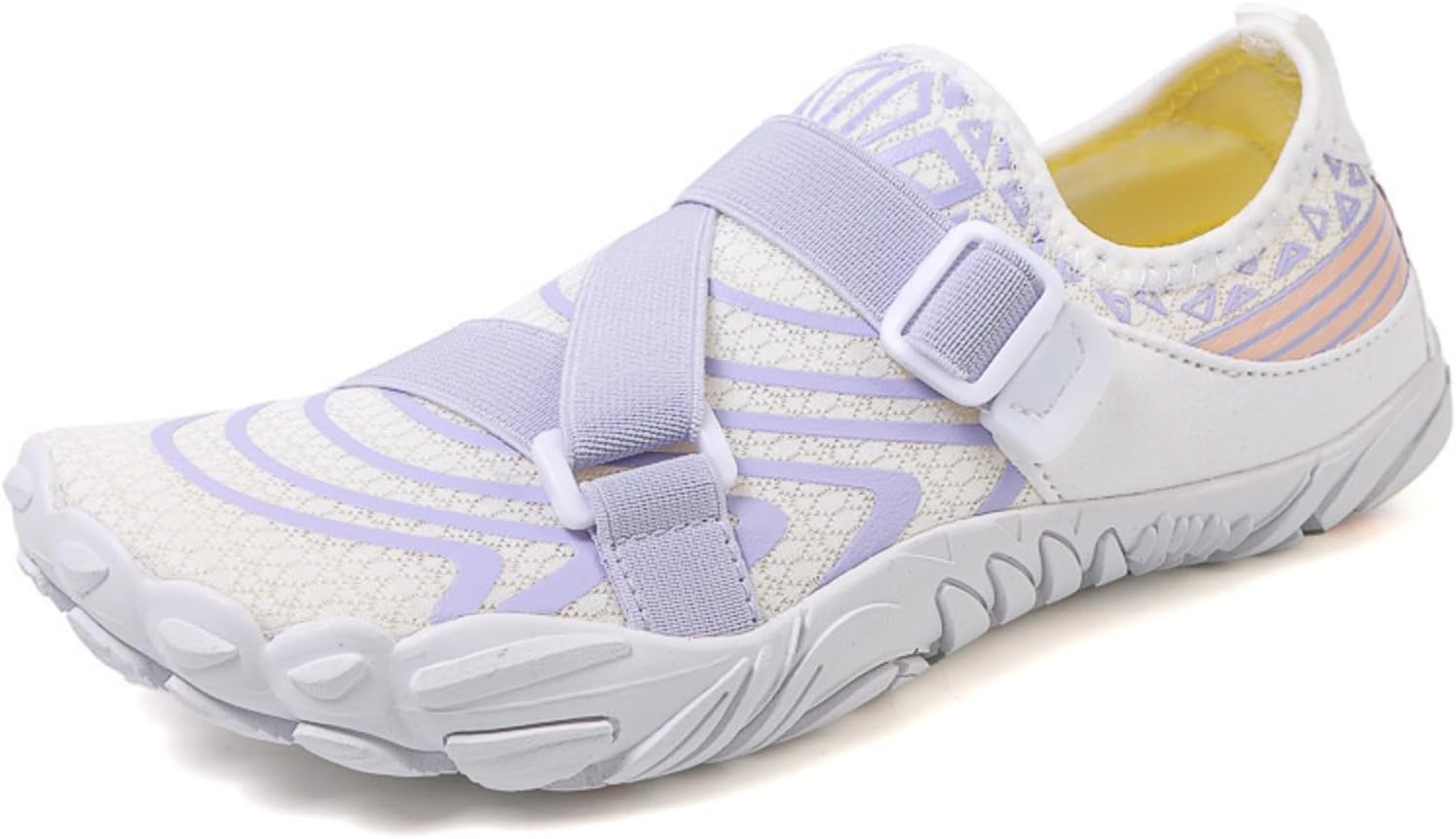 Пляжные сандалии с толстой подошвой для мужчин и женщин - быстросохнущие водонепроницаемые тапки с амортизирующим комфортом, легкие походные сандалии для бассейна, отдыха и активного отдыха на природе Azttoztto, белый/фиолетовый
Пляжные сандалии с толстой подошвой для мужчин и женщин - быстросохнущие водонепроницаемые тапки с амортизирующим комфортом, легкие походные сандалии для бассейна, отдыха и активного отдыха на природе Azttoztto, белый/фиолетовый