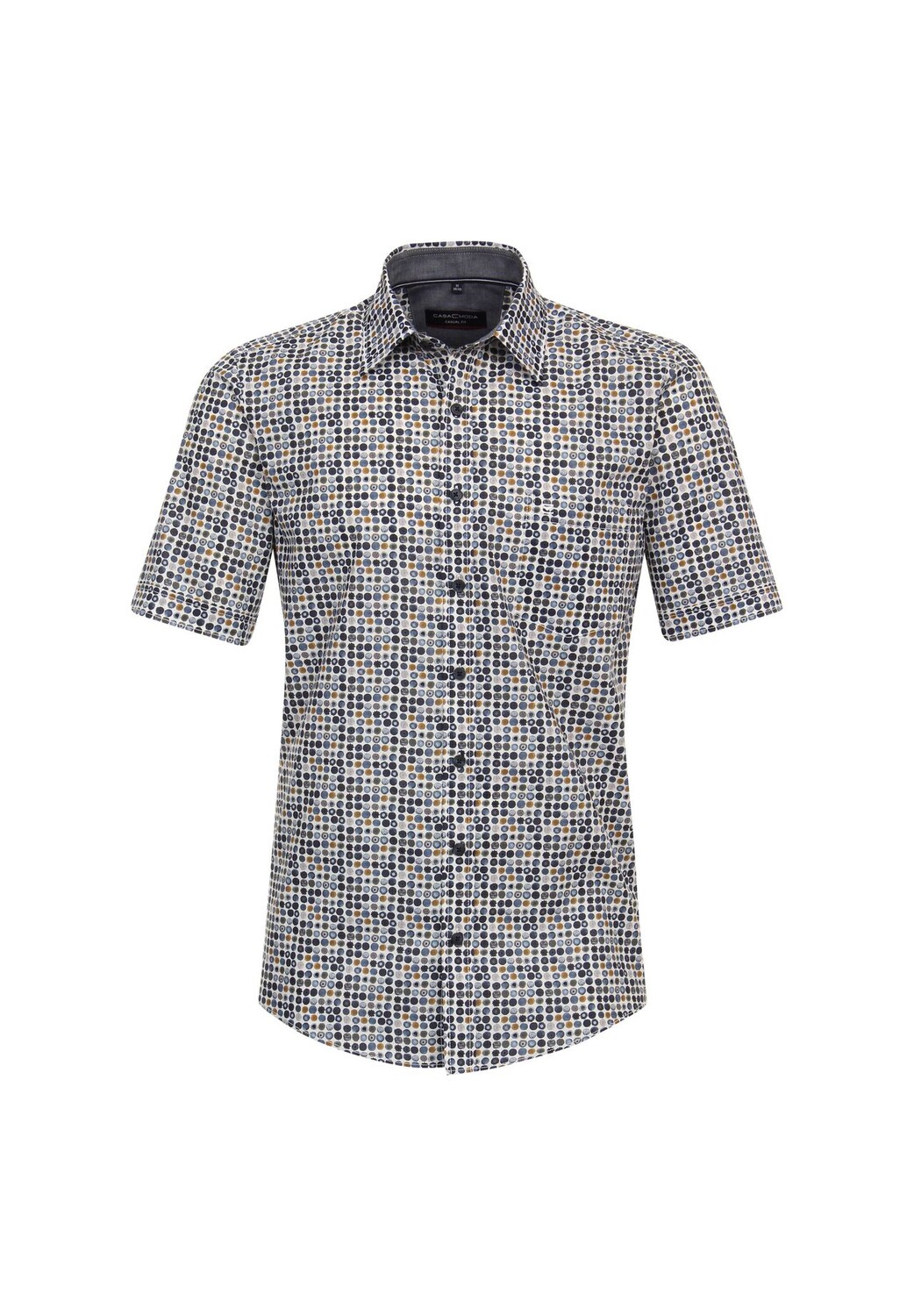Мужская повседневная рубашка, принт с короткими рукавами, повседневный крой CASAMODA, цвет Mittelblau
Мужская повседневная рубашка, принт с короткими рукавами, повседневный крой CASAMODA, цвет Mittelblau
