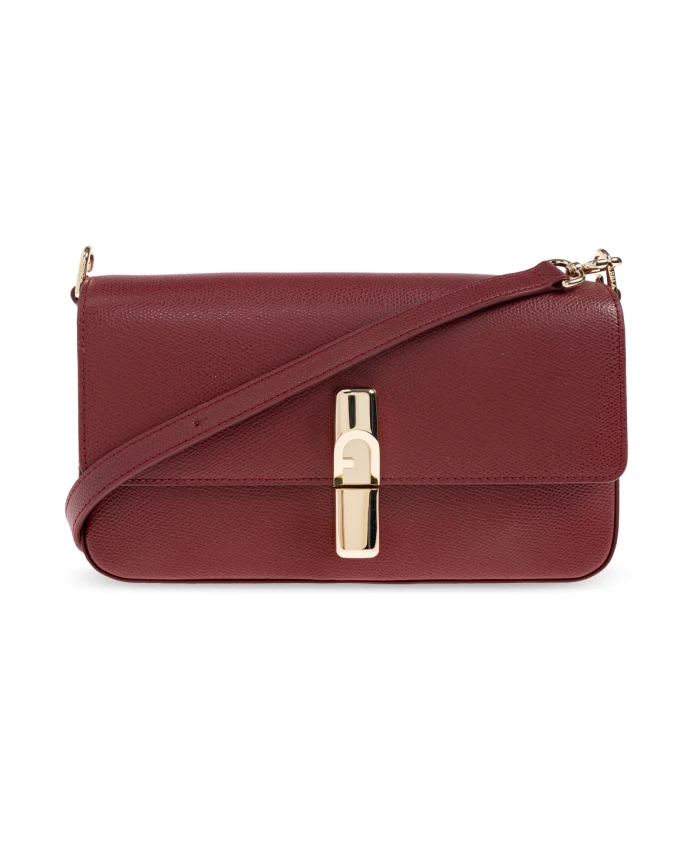 Маленькая иридная сумка через плечо Furla, красный
Маленькая иридная сумка через плечо Furla, красный