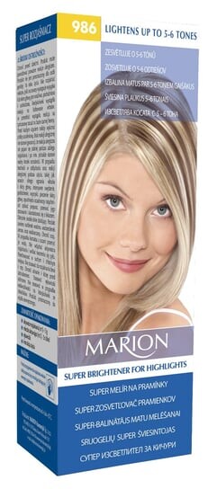 Марион, Супер, осветлитель для мелирования на 5-6 тонов 986, Marion
Марион, Супер, осветлитель для мелирования на 5-6 тонов 986, Marion