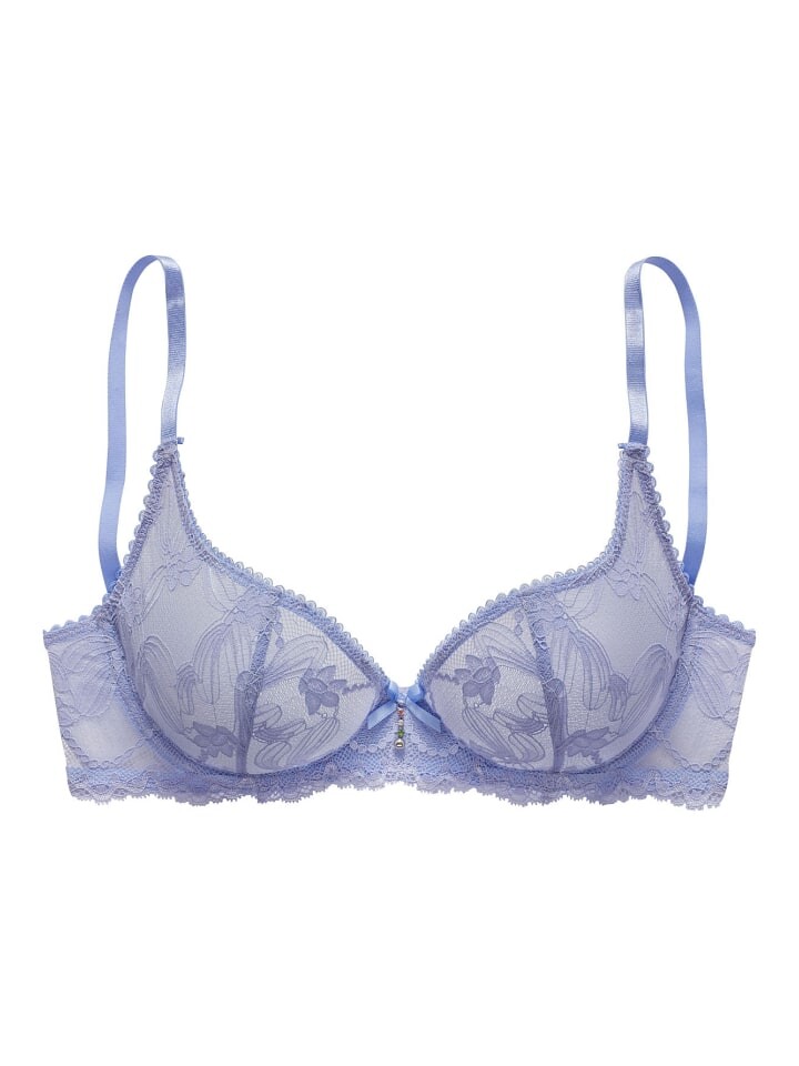 Бюстгальтер на косточках LASCANA, синий
Бюстгальтер на косточках LASCANA, синий