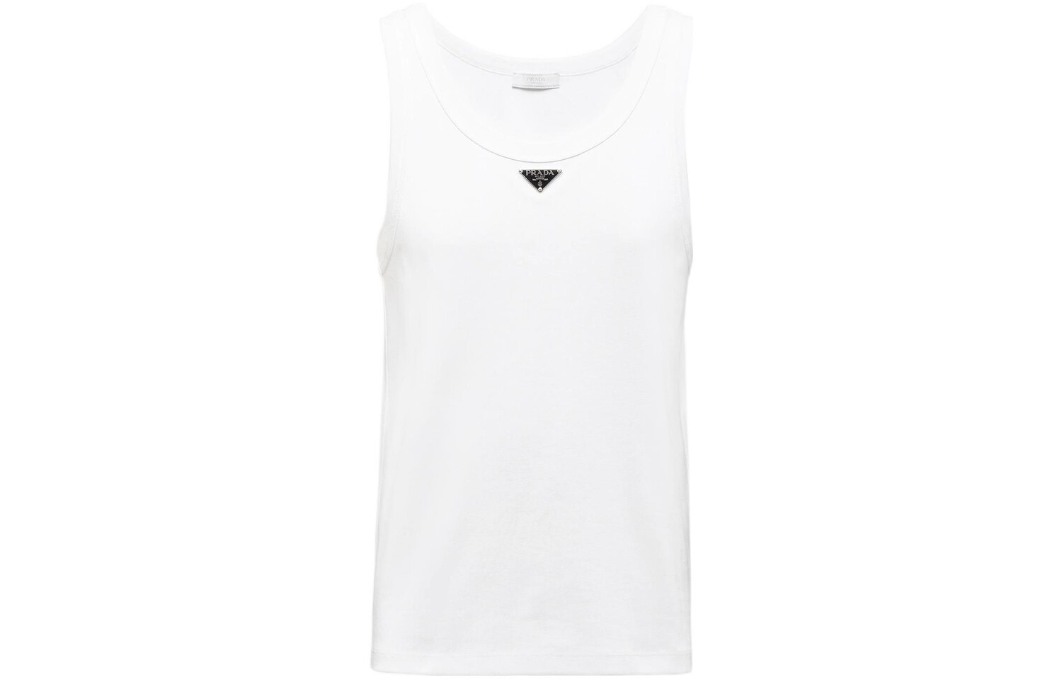 Хлопковая майка белая Prada, белый
Хлопковая майка белая Prada, белый