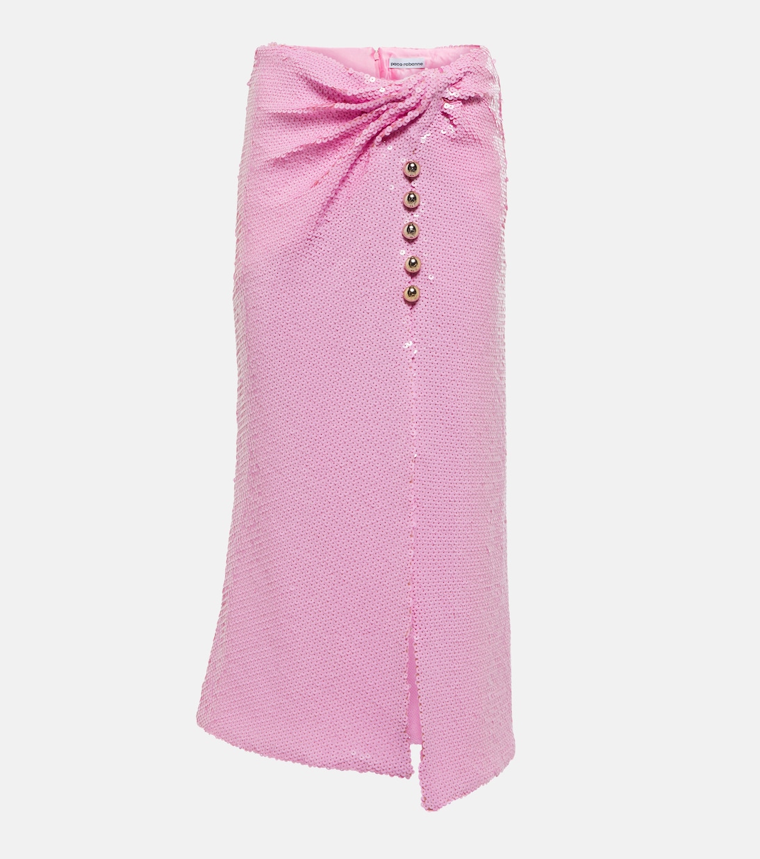 Юбка миди с пайетками Rabanne, розовый
Юбка миди с пайетками Rabanne, розовый