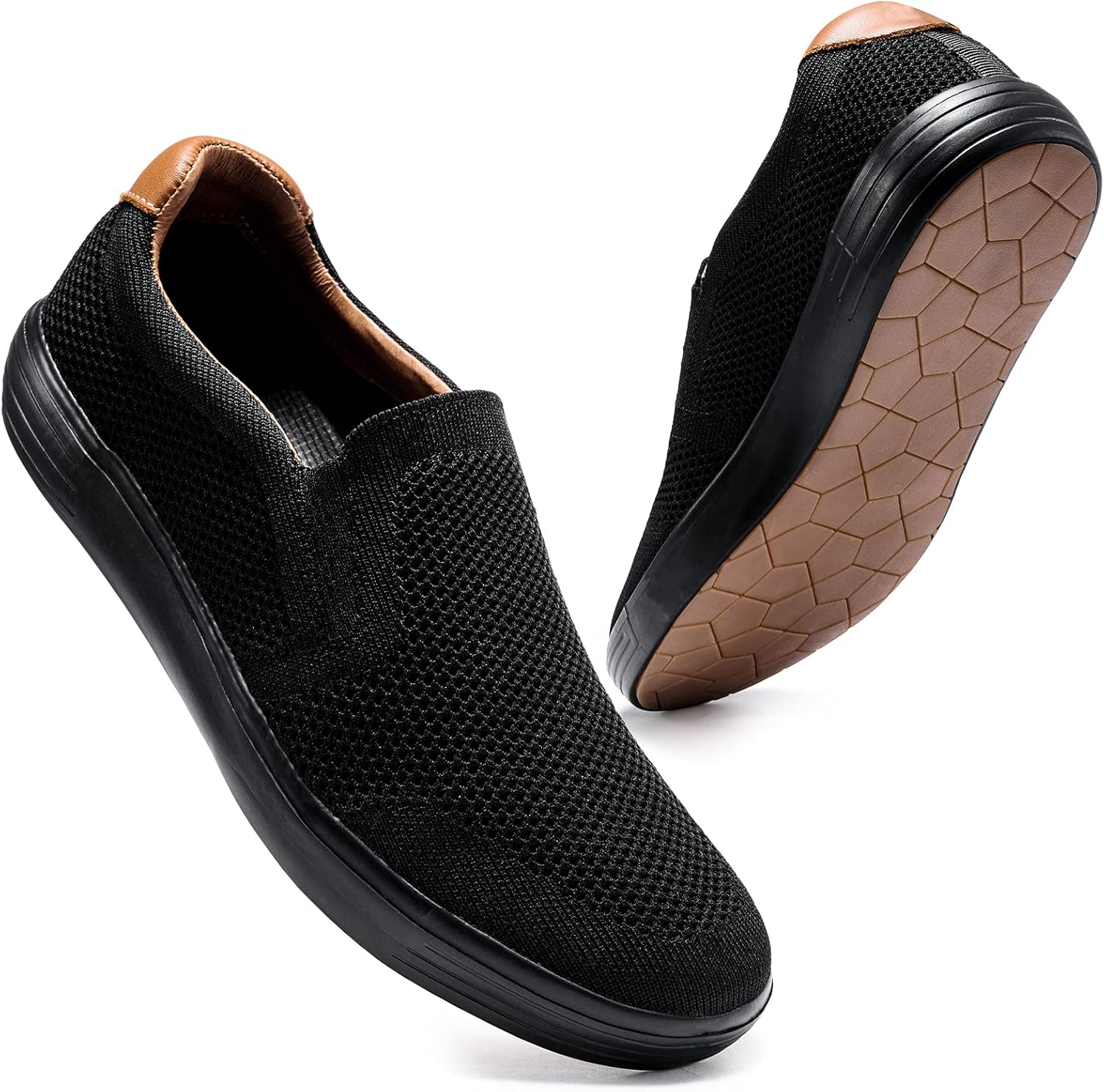 Мужские слипоны konhill - повседневные трикотажные лоферы, кроссовки для ходьбы, вождения, работы с памятью формы и подошвой из пены для скейтборда, черный
Мужские слипоны konhill - повседневные трикотажные лоферы, кроссовки для ходьбы, вождения, работы с памятью формы и подошвой из пены для скейтборда, черный