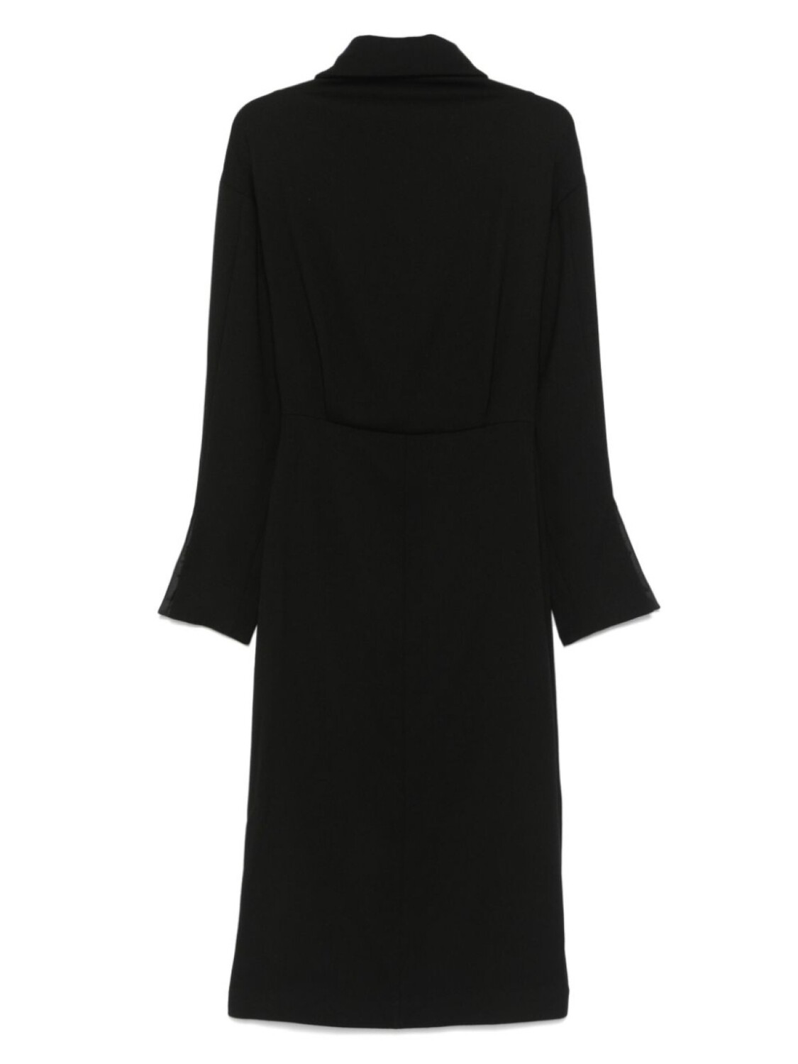 Carven платье миди с высоким воротником, черный
Carven платье миди с высоким воротником, черный