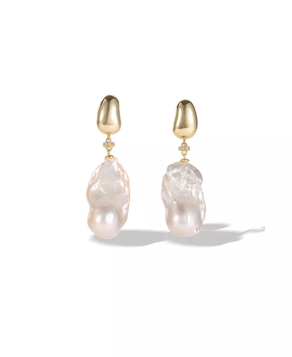 Серьги-Подвески Дорис с крупным пресноводным жемчугом барокко Classicharms, gold
Серьги-Подвески Дорис с крупным пресноводным жемчугом барокко Classicharms, gold