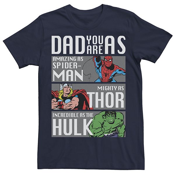 Футболка Marvel Spider-Man Thor Hulk Dad You Are As Panels Licensed Character
Футболка Marvel Spider-Man Thor Hulk Dad You Are As Panels Licensed Character