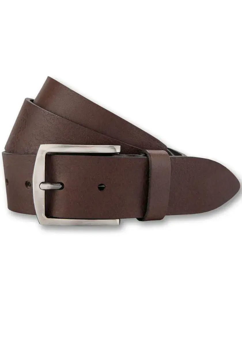 Кожаный ремень BERND GÖTZ с современной матовой серебряной пряжкой, коричневый
Кожаный ремень BERND GÖTZ с современной матовой серебряной пряжкой, коричневый