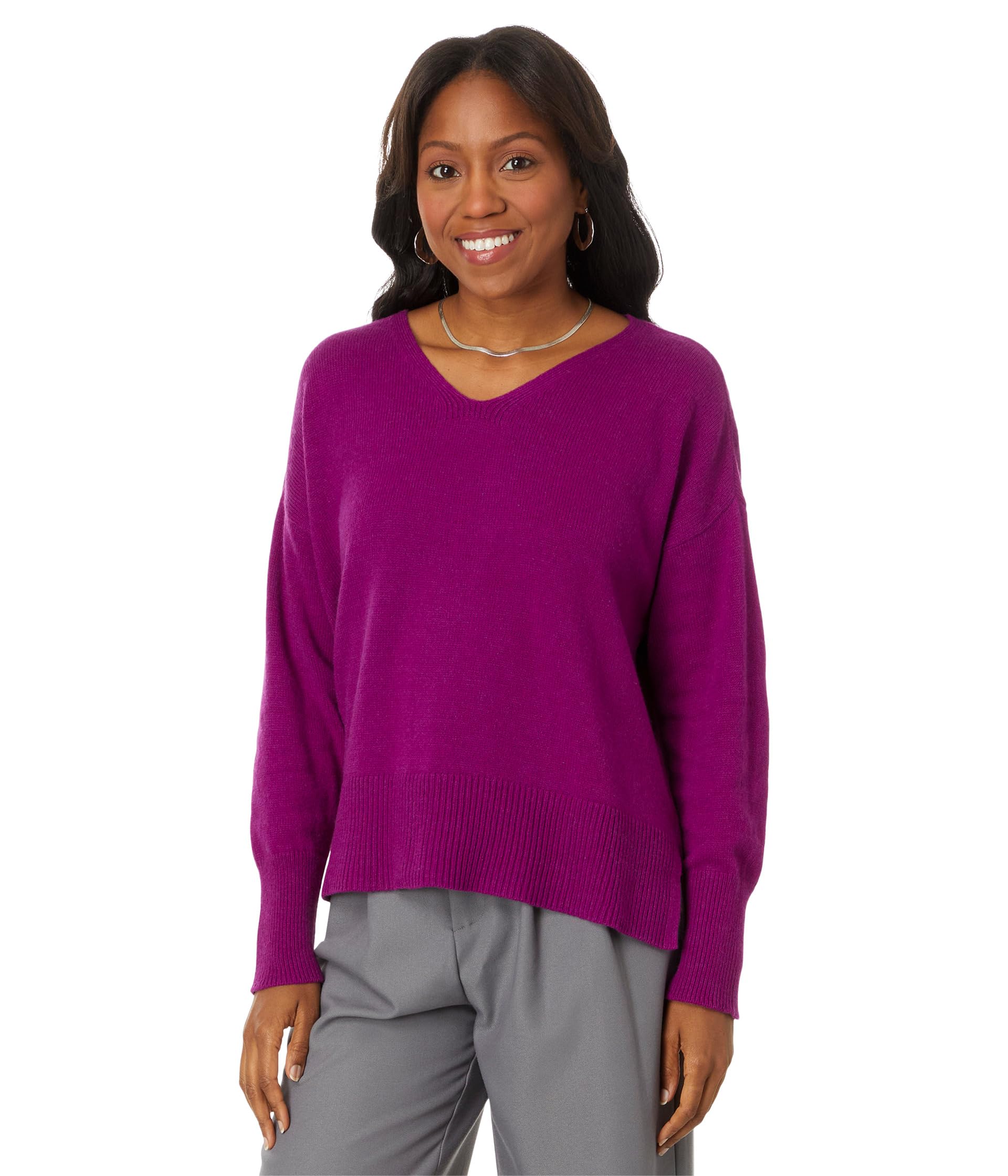 Свитер Eileen Fisher V-Neck Sweater, Berry BloomSee Less
Свитер Eileen Fisher V-Neck Sweater, Berry BloomSee Less