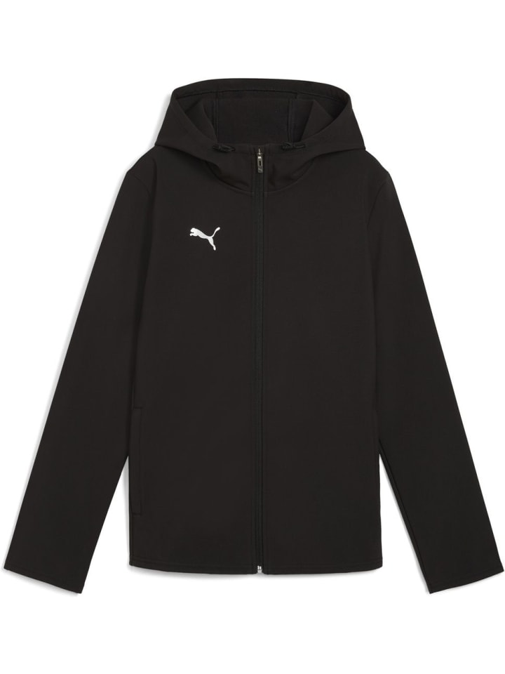 Куртка-дождевик "TeamADDITIONS Softshell+ Jacket Wmn" черного цвета Puma
Куртка-дождевик "TeamADDITIONS Softshell+ Jacket Wmn" черного цвета Puma