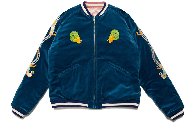 Бейсбольная куртка мужская Human Made, синий
Бейсбольная куртка мужская Human Made, синий