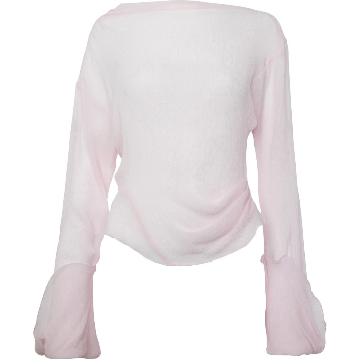 Полупрозрачный топ с длинными рукавами JW Anderson, светло-розовый
Полупрозрачный топ с длинными рукавами JW Anderson, светло-розовый