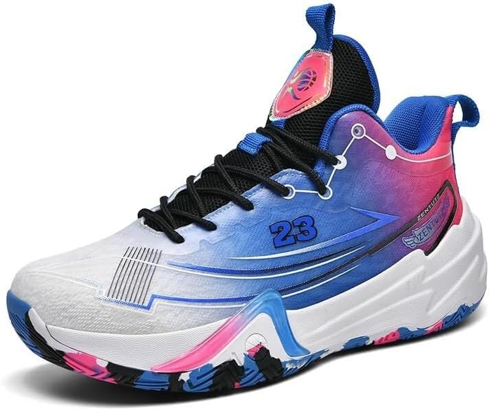 Унисекс баскетбольные кроссовки, легкие, дышащие, противоскользящие, модные, для бега и ходьбы Generic, белый/синий
Унисекс баскетбольные кроссовки, легкие, дышащие, противоскользящие, модные, для бега и ходьбы Generic, белый/синий