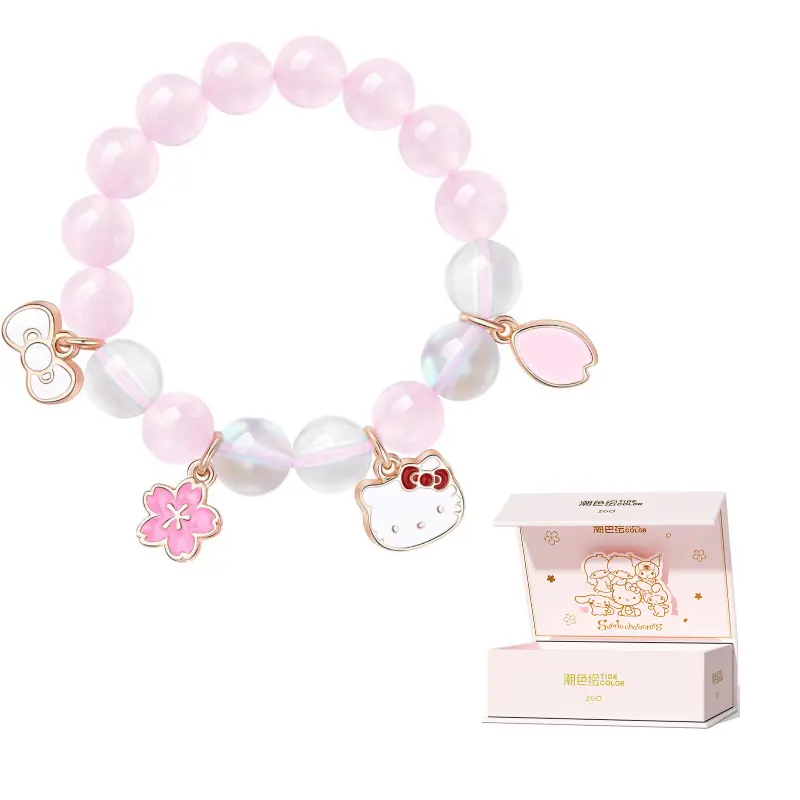 Sanrio Cinnamoroll, браслет, нишевый элегантный креативный дизайн бусины IP мерч
Sanrio Cinnamoroll, браслет, нишевый элегантный креативный дизайн бусины IP мерч