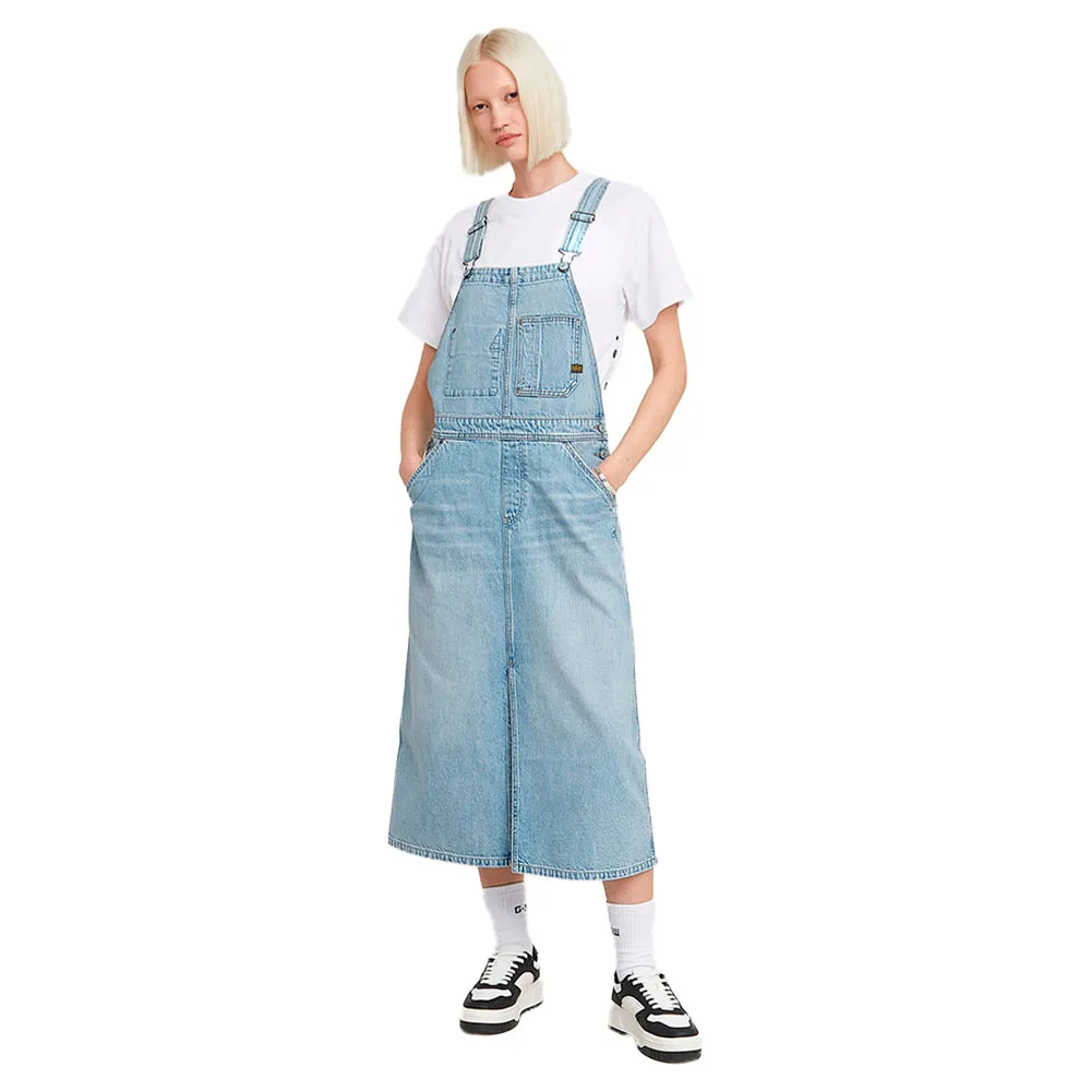 Платье без рукавов G-Star Midi Dungaree, синий
Платье без рукавов G-Star Midi Dungaree, синий