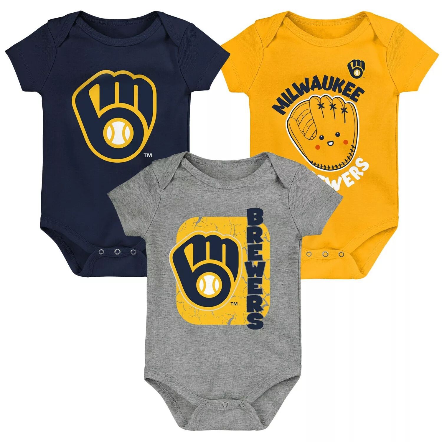 Комплект боди Milwaukee Brewers Change Up темно-синего/золотого/серого цвета для новорожденных и младенцев, состоящий из 3 шт. Outerstuff, Синий, Комплект боди Milwaukee Brewers Change Up темно-синего/золотого/серого цвета для новорожденных и младенцев, с
Комплект боди Milwaukee Brewers Change Up темно-синего/золотого/серого цвета для новорожденных и младенцев, состоящий из 3 шт. Outerstuff, Синий, Комплект боди Milwaukee Brewers Change Up темно-синего/золотого/серого цвета для новорожденных и младенцев, с