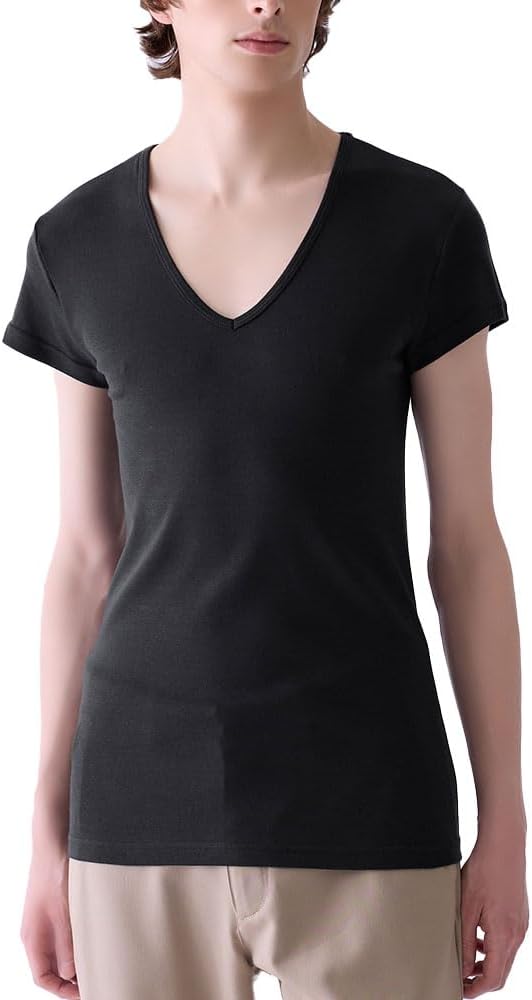 Мужская футболка GUNZE YN0316 V-Netsuku с эффектом охлаждающего прикосновения, длительным дезодорирующим действием, 100% хлопок, черный
Мужская футболка GUNZE YN0316 V-Netsuku с эффектом охлаждающего прикосновения, длительным дезодорирующим действием, 100% хлопок, черный