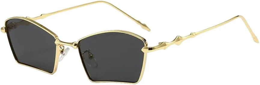 Солнцезащитные очки в стиле ретро 2027 года, квадратной формы, необычной формы, панк, с маленькой оправой, квадратные солнцезащитные очки MTZJH, C3goldblack
Солнцезащитные очки в стиле ретро 2027 года, квадратной формы, необычной формы, панк, с маленькой оправой, квадратные солнцезащитные очки MTZJH, C3goldblack