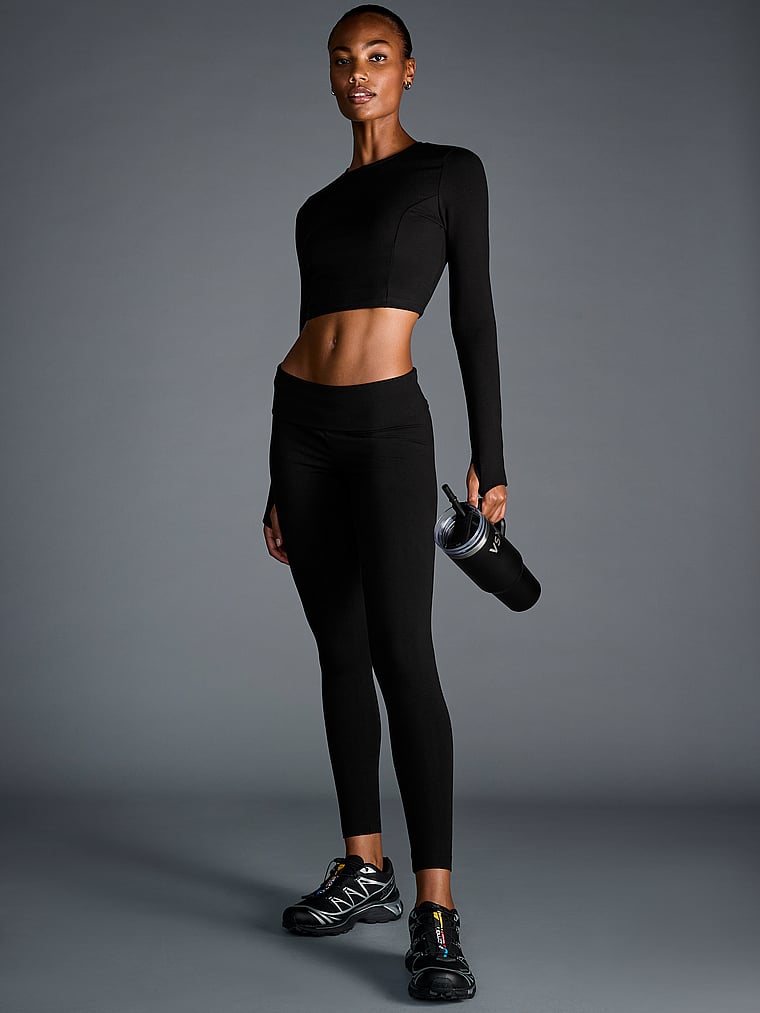 Хлопковые леггинсы с отворотом Vsx, черный
Хлопковые леггинсы с отворотом Vsx, черный