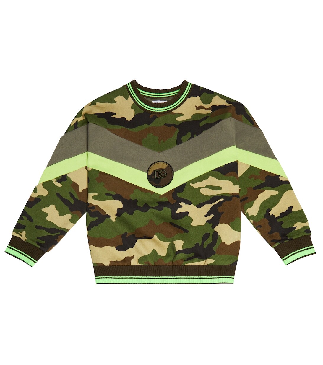 Толстовка из хлопка с камуфляжным принтом Dolce&Gabbana, разноцветный 
Толстовка из хлопка с камуфляжным принтом Dolce&Gabbana, разноцветный