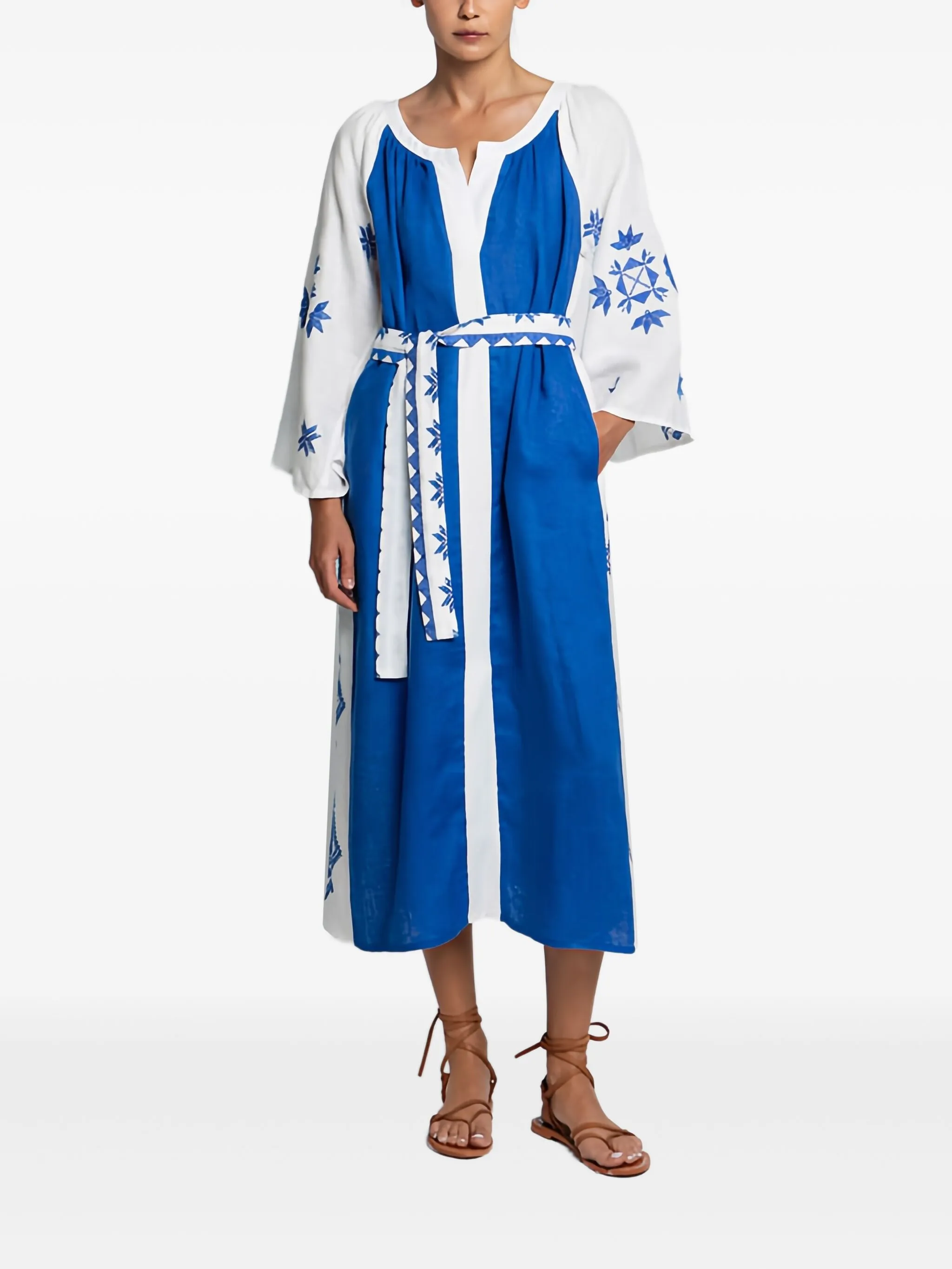 Платье Lefkada с поясом Greek Archaic Kori, синий
Платье Lefkada с поясом Greek Archaic Kori, синий