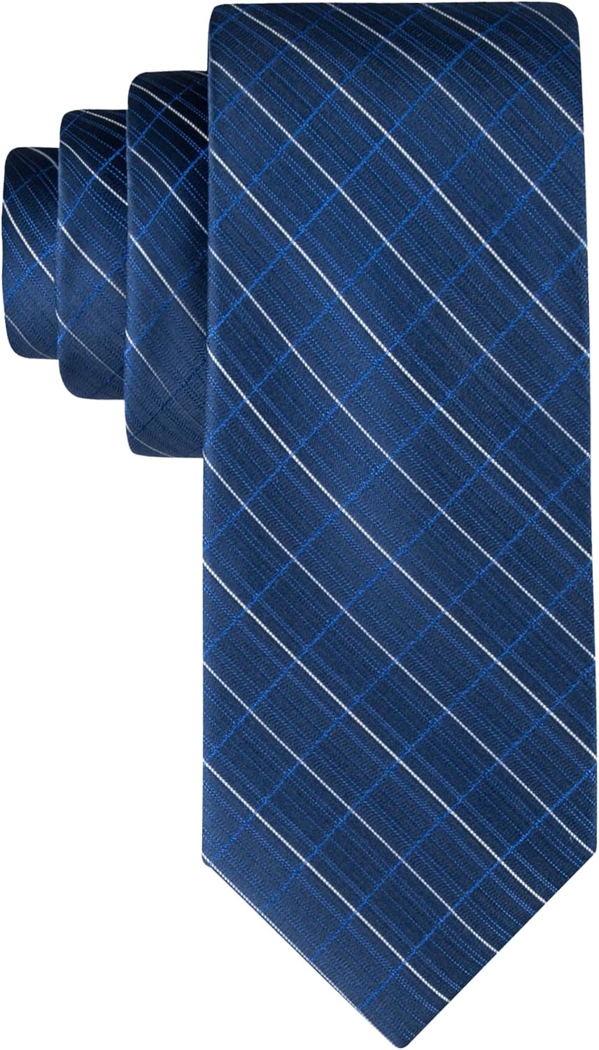 Мужские темно-синие галстуки Calvin Klein, однотонные и с узором - галстуки для работы, свадеб и официальных мероприятий (стандартные и очень длинные), Navy Windowpane
Мужские темно-синие галстуки Calvin Klein, однотонные и с узором - галстуки для работы, свадеб и официальных мероприятий (стандартные и очень длинные), Navy Windowpane