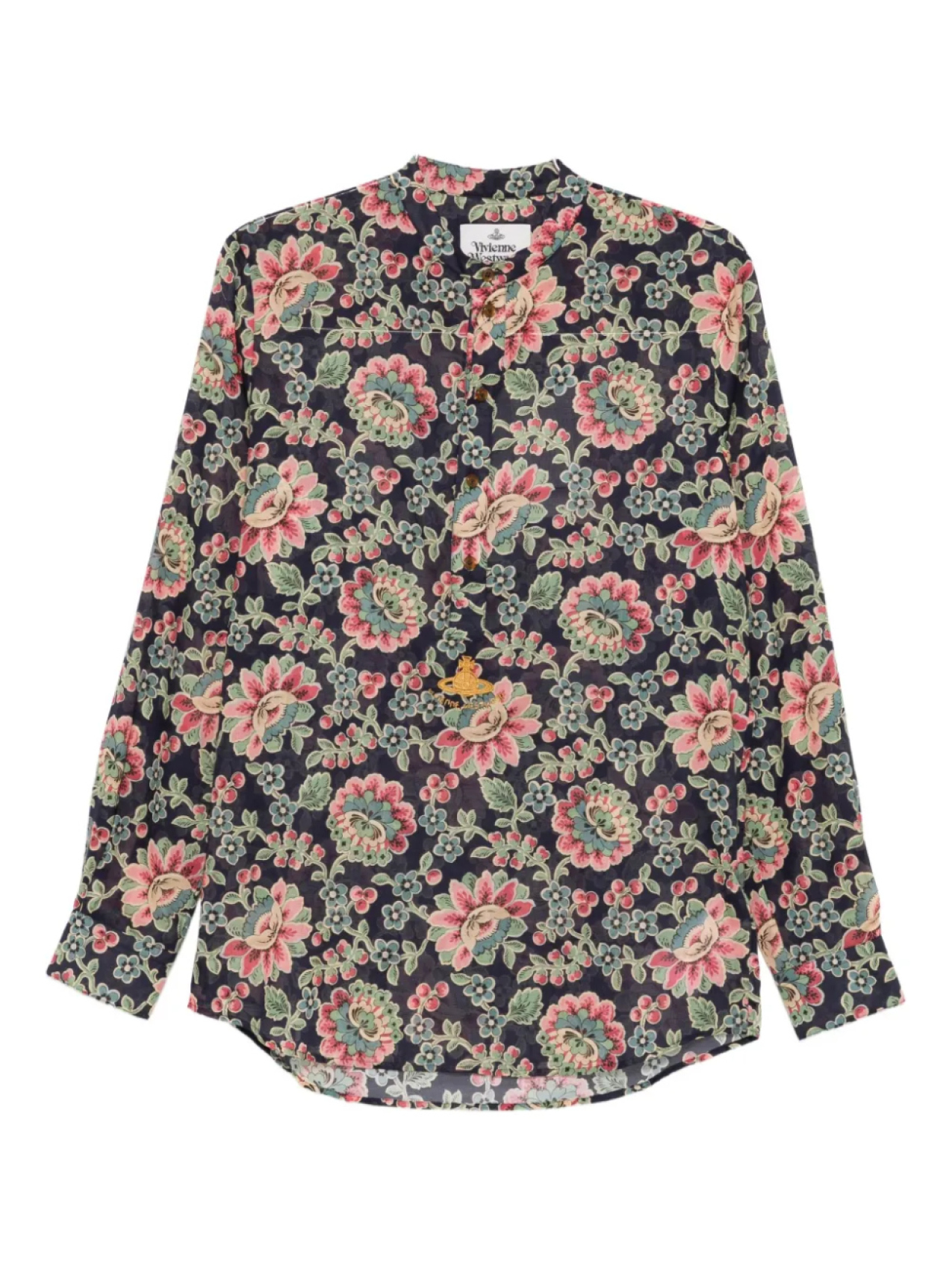 Рубашка с цветочным принтом Vivienne Westwood, синий
Рубашка с цветочным принтом Vivienne Westwood, синий