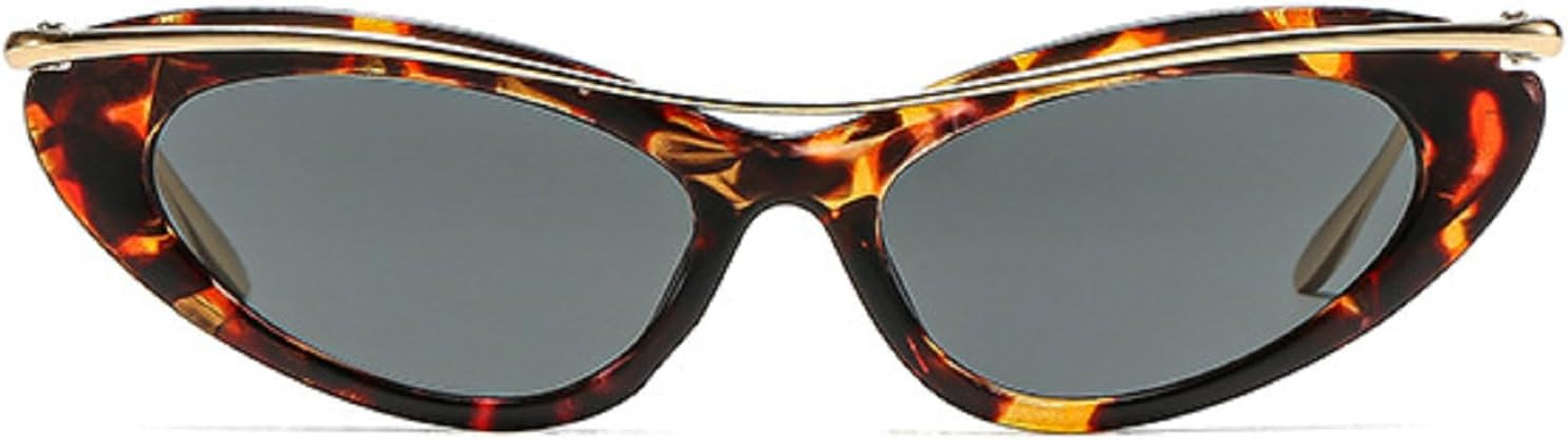 Модные маленькие солнцезащитные очки «кошачий глаз» для женщин, модель 2025, роскошные панк-очки в металлической оправе, черные, винтажные, для путешествий, с защитой от УФ-излучения UV400 mincl, Leopard Gray
Модные маленькие солнцезащитные очки «кошачий глаз» для женщин, модель 2025, роскошные панк-очки в металлической оправе, черные, винтажные, для путешествий, с защитой от УФ-излучения UV400 mincl, Leopard Gray