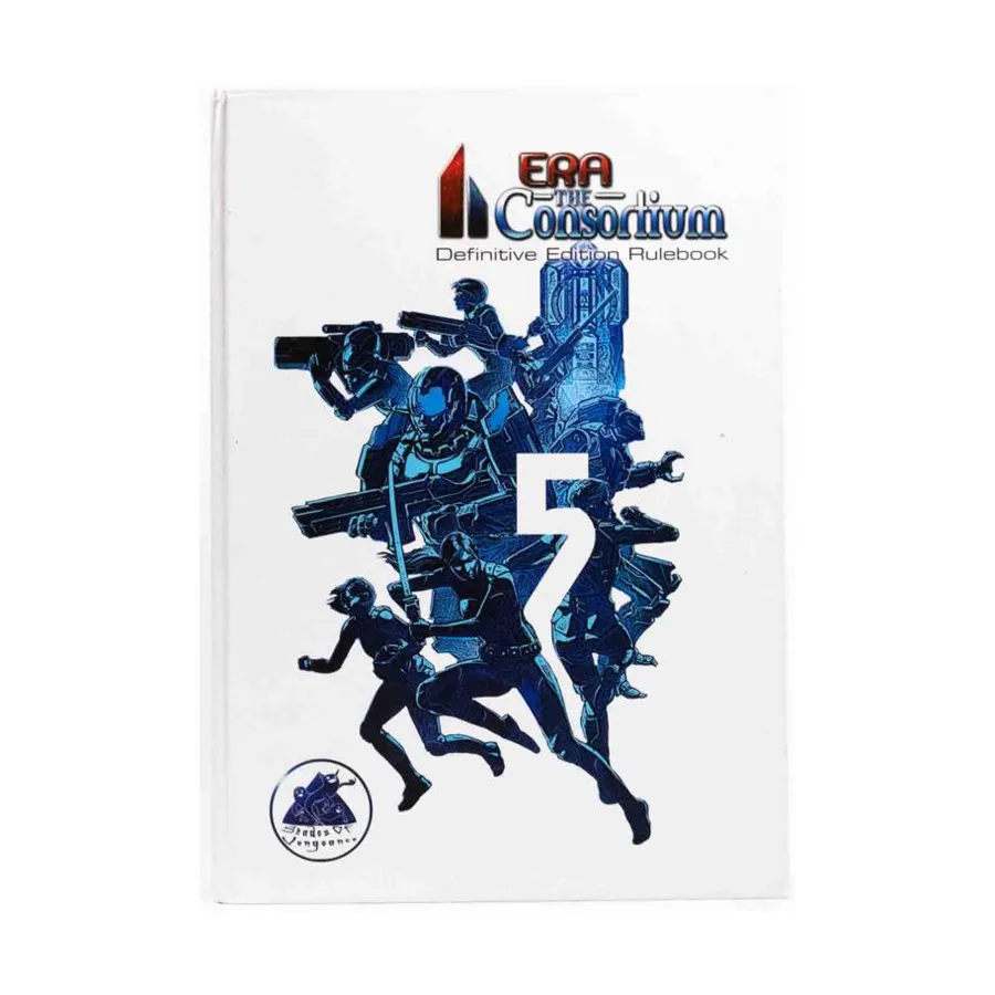 Era - The Consortium Core Rulebook (5th Anniversary Definitive Edition), Era - The Consortium (Shades of Vengeance), твердый переплет 
Era - The Consortium Core Rulebook (5th Anniversary Definitive Edition), Era - The Consortium (Shades of Vengeance), твердый переплет