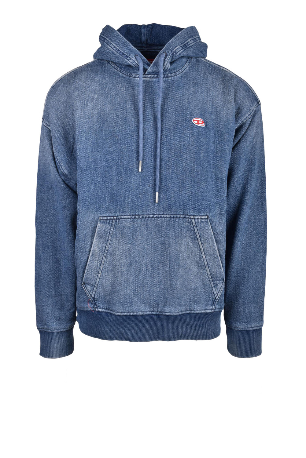 Толстовка мужская Diesel джинсовая с капюшоном, светло-голубой
Толстовка мужская Diesel джинсовая с капюшоном, светло-голубой