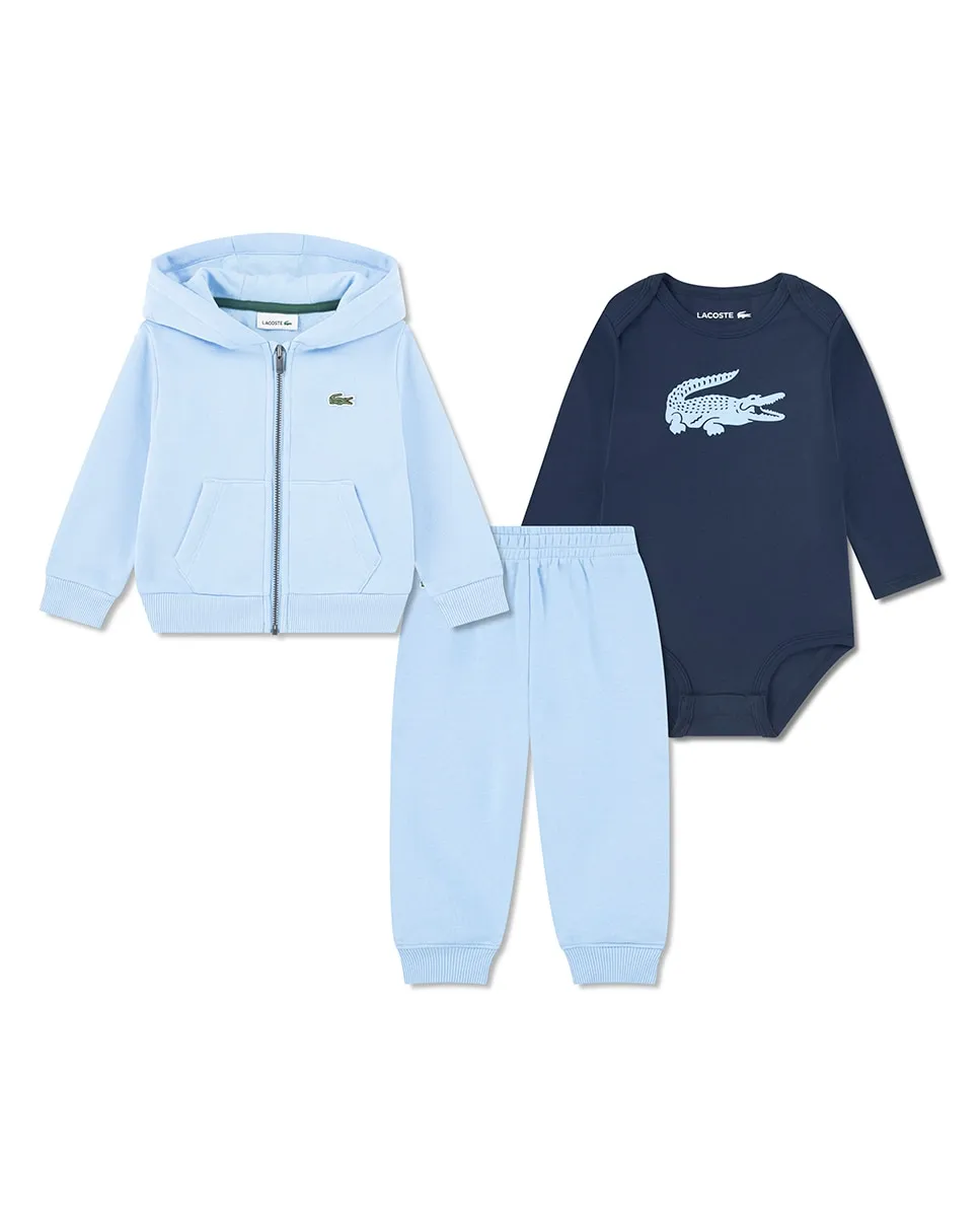 3-частный флисовый комплект Mon Premier унисекс Lacoste, синий
3-частный флисовый комплект Mon Premier унисекс Lacoste, синий