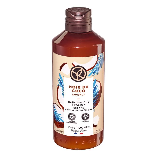Гель для душа и ванны Noix de coco Yves Rocher, 400 мл
Гель для душа и ванны Noix de coco Yves Rocher, 400 мл