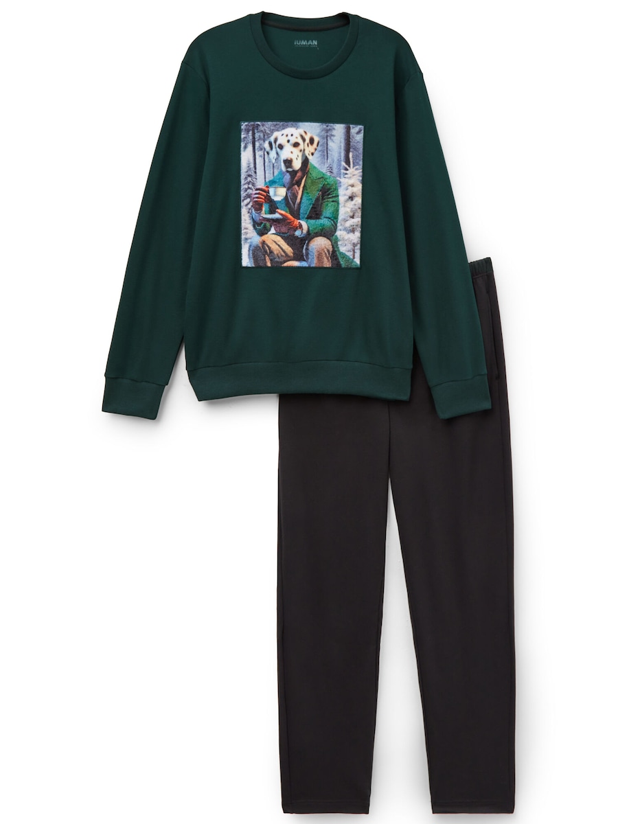 Длинная пижама INTIMISSIMI, темно-зеленый
Длинная пижама INTIMISSIMI, темно-зеленый