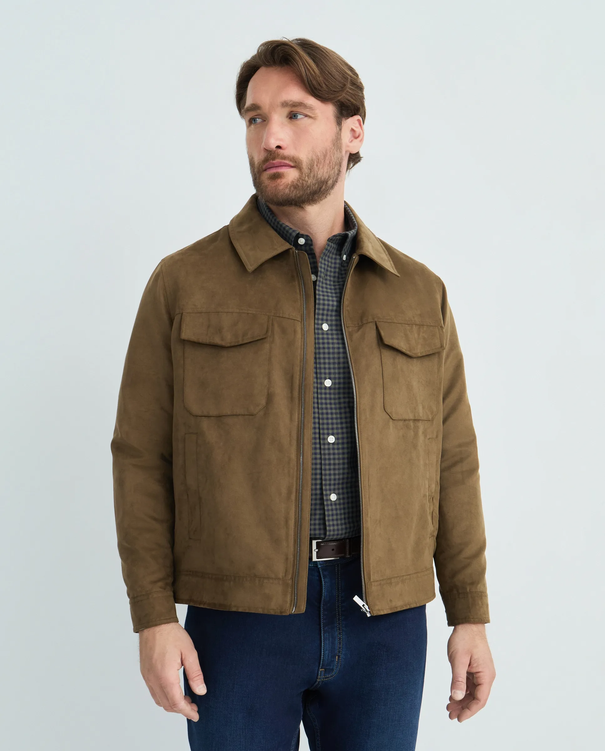 Куртка из антилопы мужская Dustin, зеленый 
Куртка из антилопы мужская Dustin, зеленый