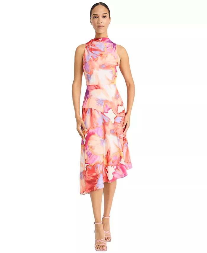 Женское платье миди с асимметричным подолом и принтом Maggy London, оранжевый
Женское платье миди с асимметричным подолом и принтом Maggy London, оранжевый