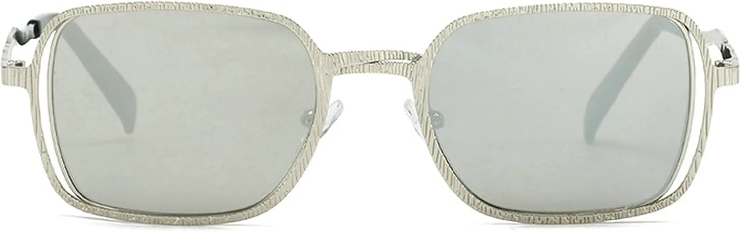 Модные квадратные солнцезащитные очки для мужчин и женщин, стильные черные очки для вождения, роскошная металлическая оправа, винтажные очки mincl, Silver
Модные квадратные солнцезащитные очки для мужчин и женщин, стильные черные очки для вождения, роскошная металлическая оправа, винтажные очки mincl, Silver